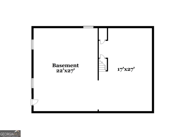 a picture of a bench in a window