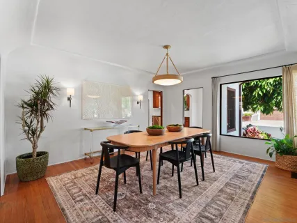a room with furniture and window