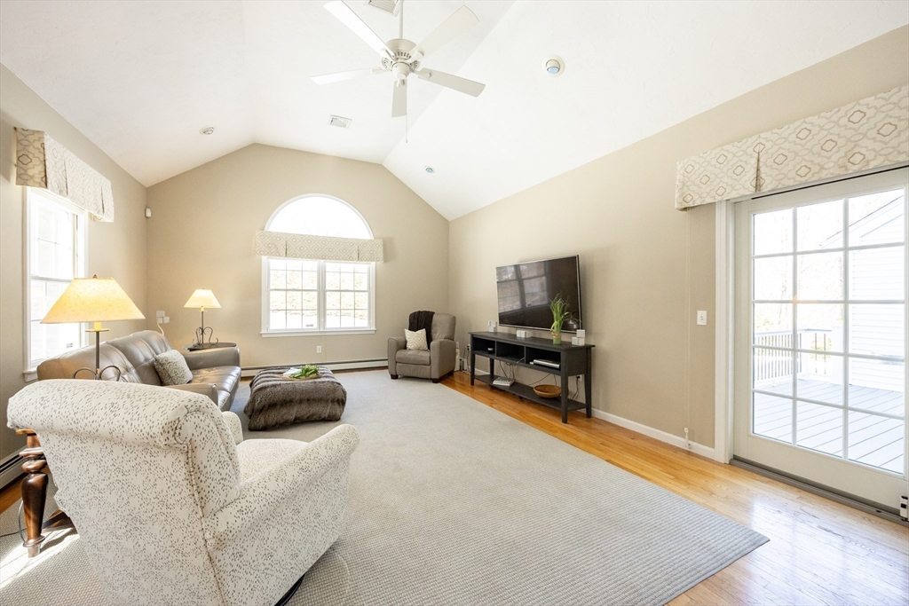 48 Laurel Drive Hudson, MA 01749 - Photo 18 of 42 a living room with furniture and a flat screen tv