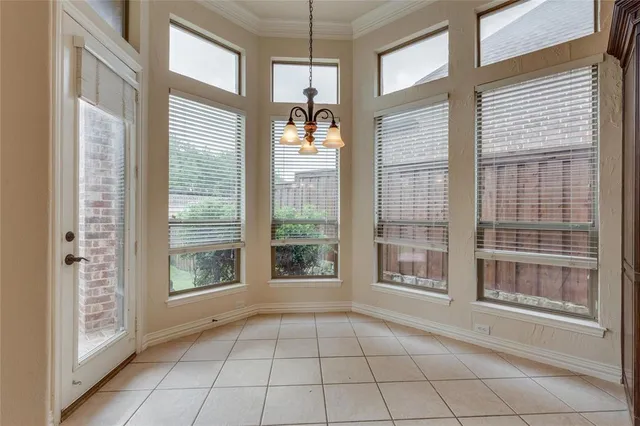 a view of an entryway with a window