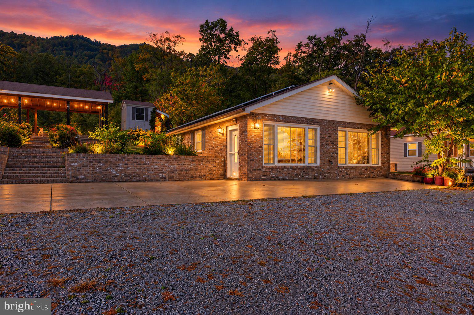 388 Level Hill Road Luray, VA 22835 - Photo 2 of 36 AI enhanced twilight photo