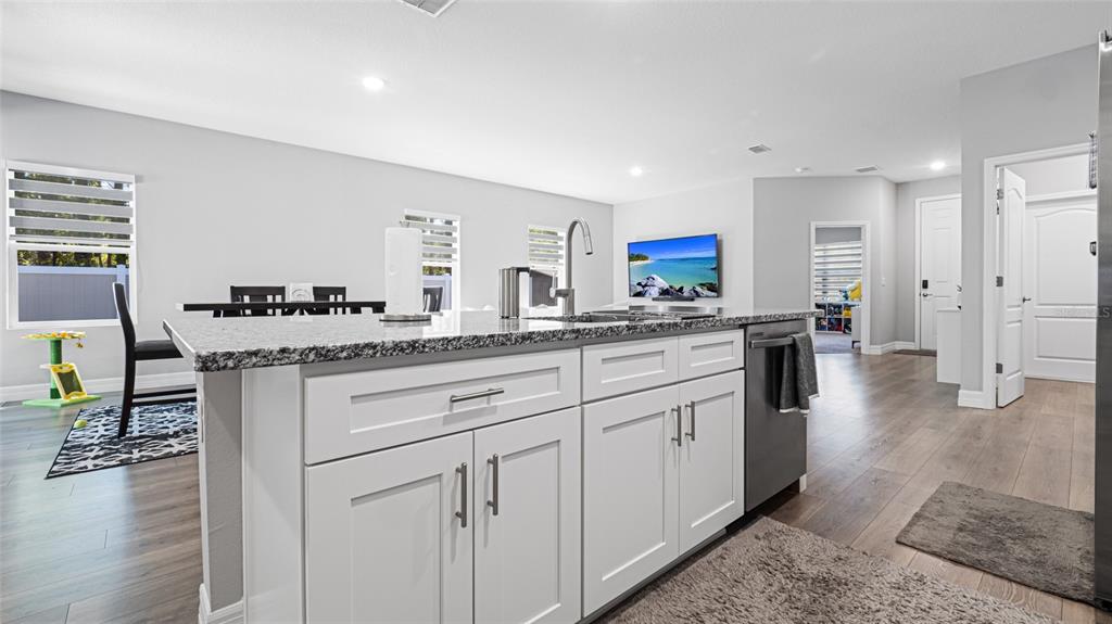 8007 Southwest 135th Loop Ocala, FL 34473 - Photo 15 of 47 a kitchen with granite countertop a sink and cabinets
