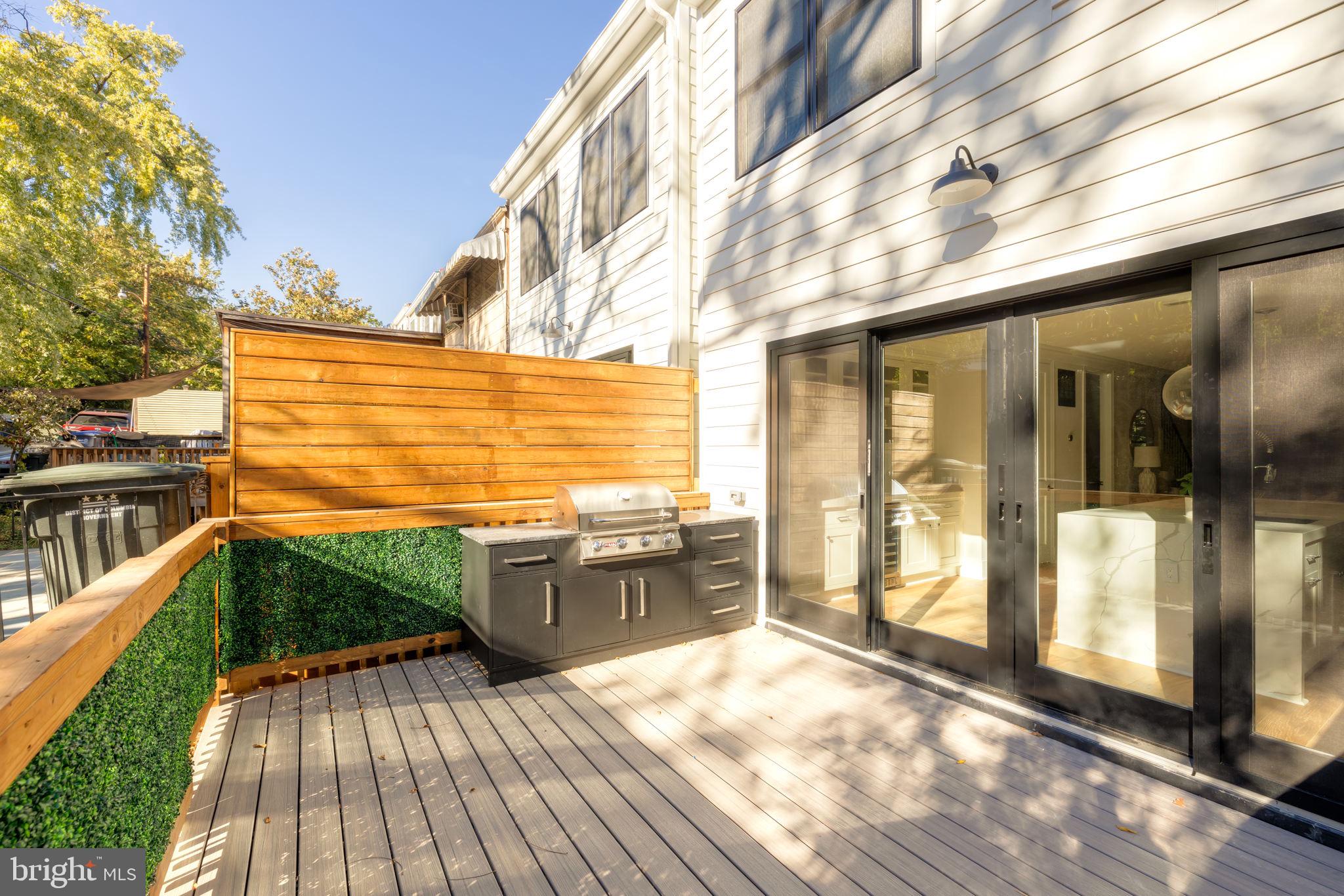 2214 Tunlaw Road Northwest Washington, DC 20007 - Photo 29 of 31 Private Deck