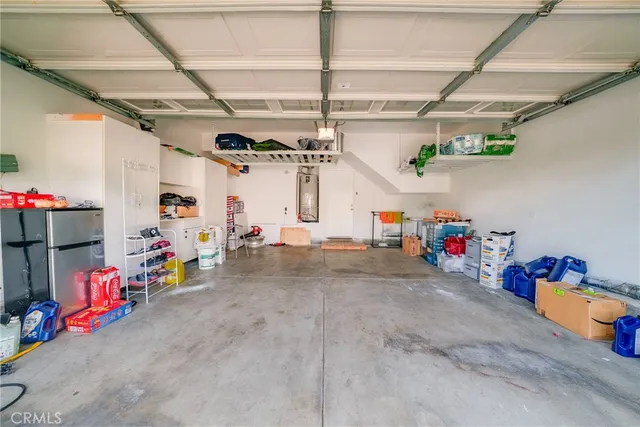 a view of a terrace with a bench