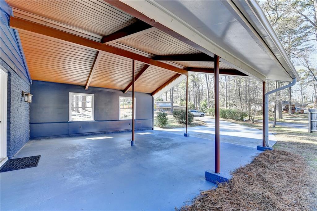 3463 Northlake Way Atlanta, GA 30340 - Photo 57 of 73 a view of empty room with wooden floor and fan