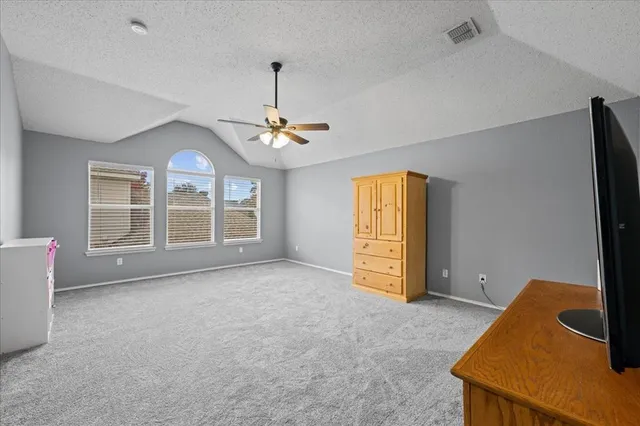a view of livingroom with furniture and chandelier