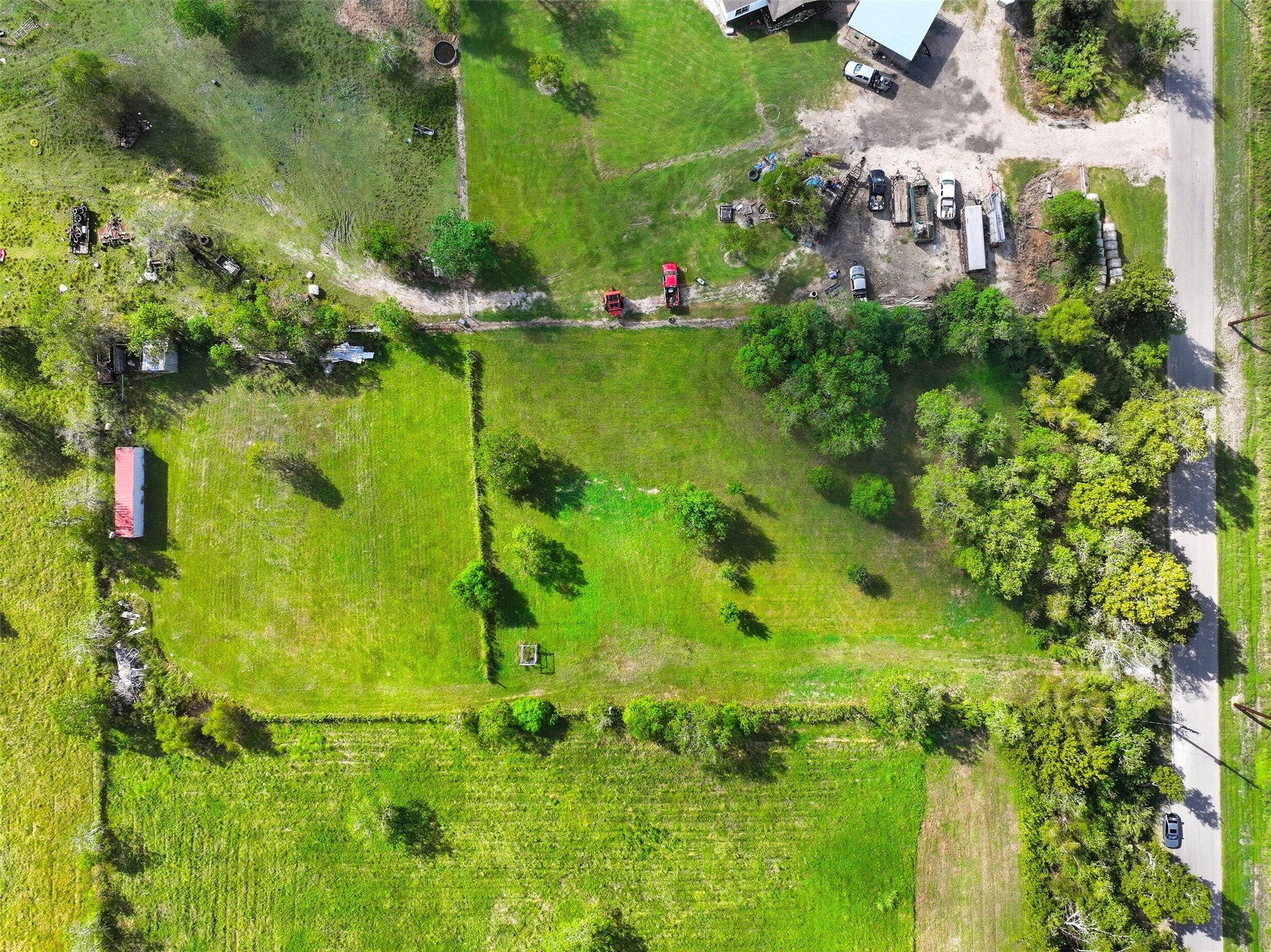 a view of a garden
