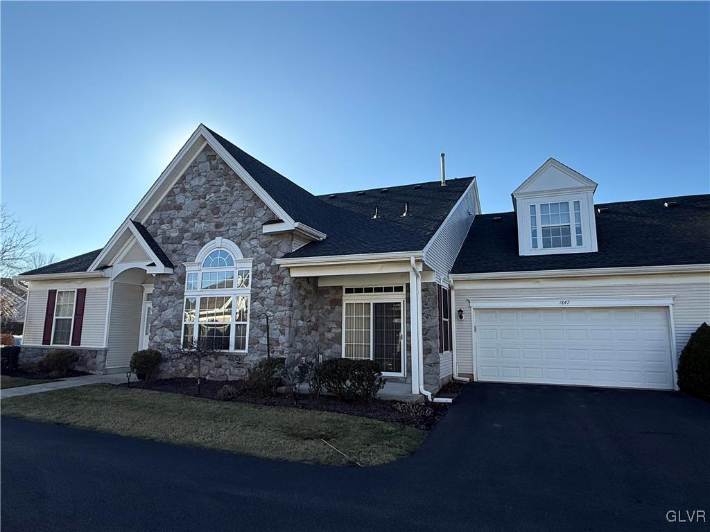 front view of house with a yard