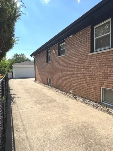 a backyard of a house