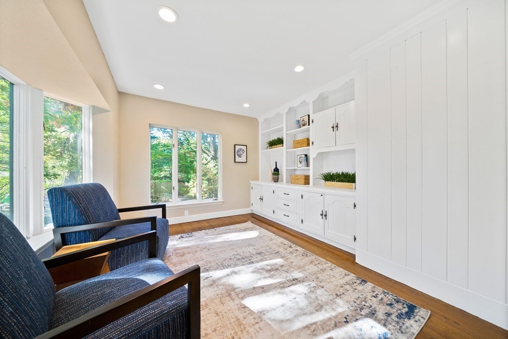 70 Burdean Road Newton, MA 02459 - Photo 19 of 38 a living room with furniture and a window