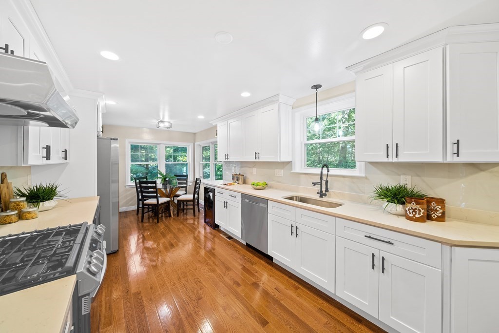 70 Burdean Road Newton, MA 02459 - Photo 9 of 38 a kitchen with sink and cabinets