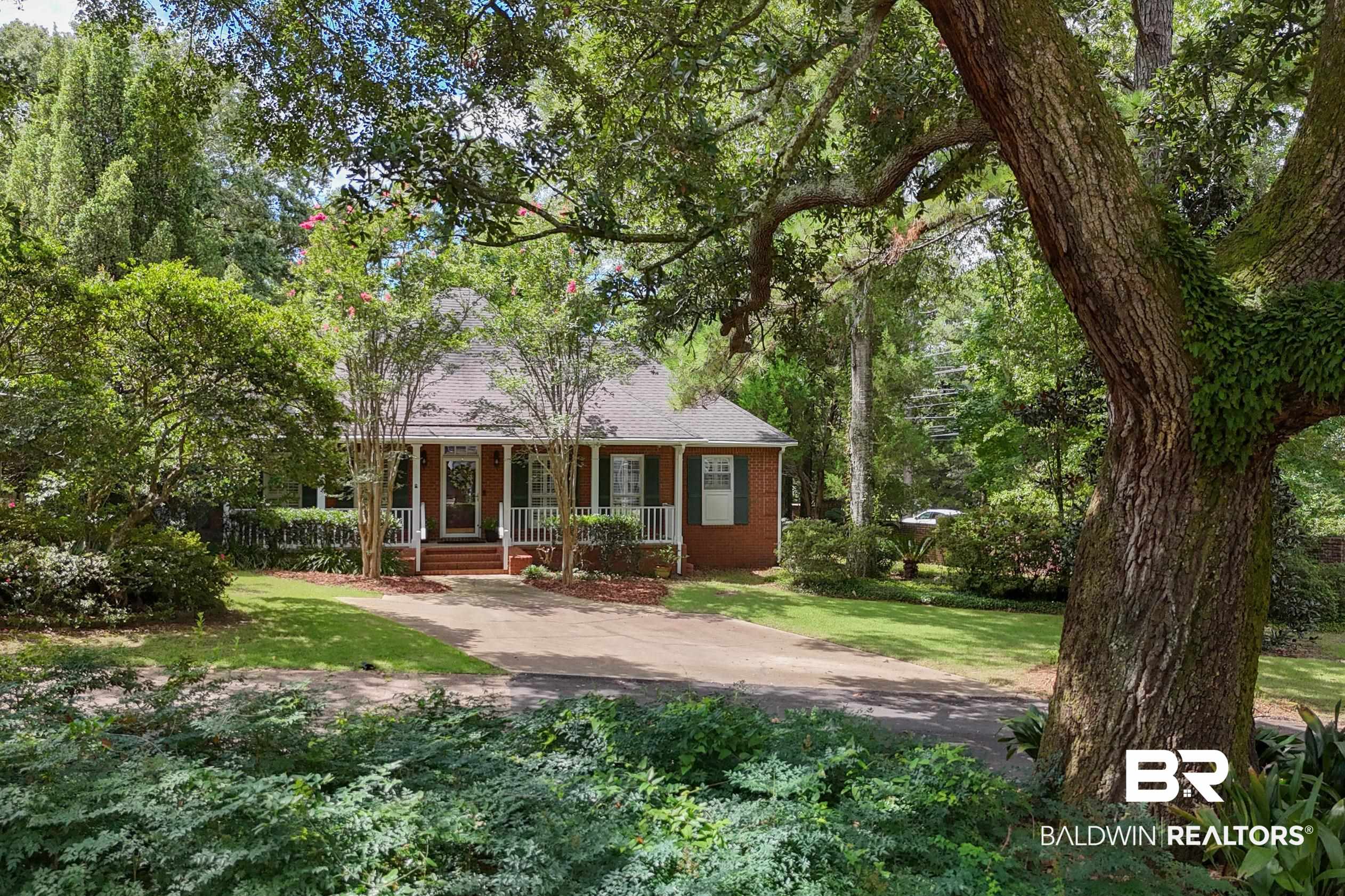 6638 Jackson Square Daphne, AL 36526 - Photo 55 of 62 Single story home with a porch and a front lawn