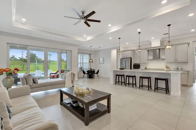 a bedroom with a bed and furniture