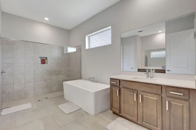 a room with a bed and a window