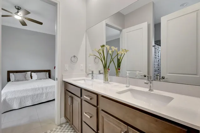 a view of a house with a swimming pool and a yard