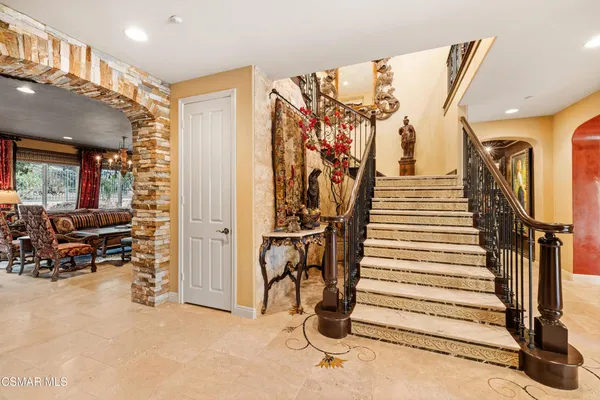 a view of a entryway door with interior
