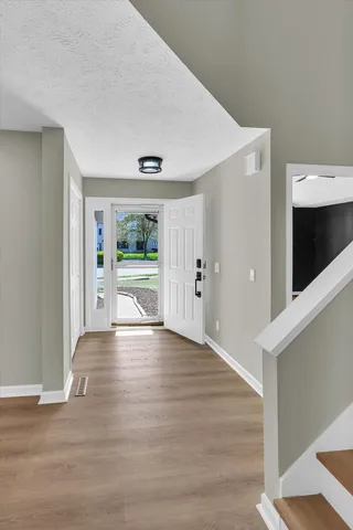 a close view of washer and dryer