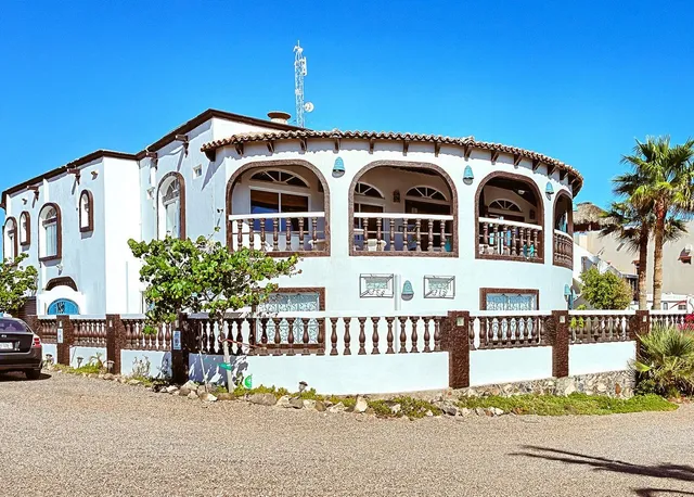 a front view of a house with entryway