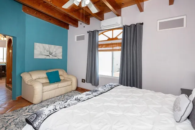 a bathroom with a sink double vanity and a mirror