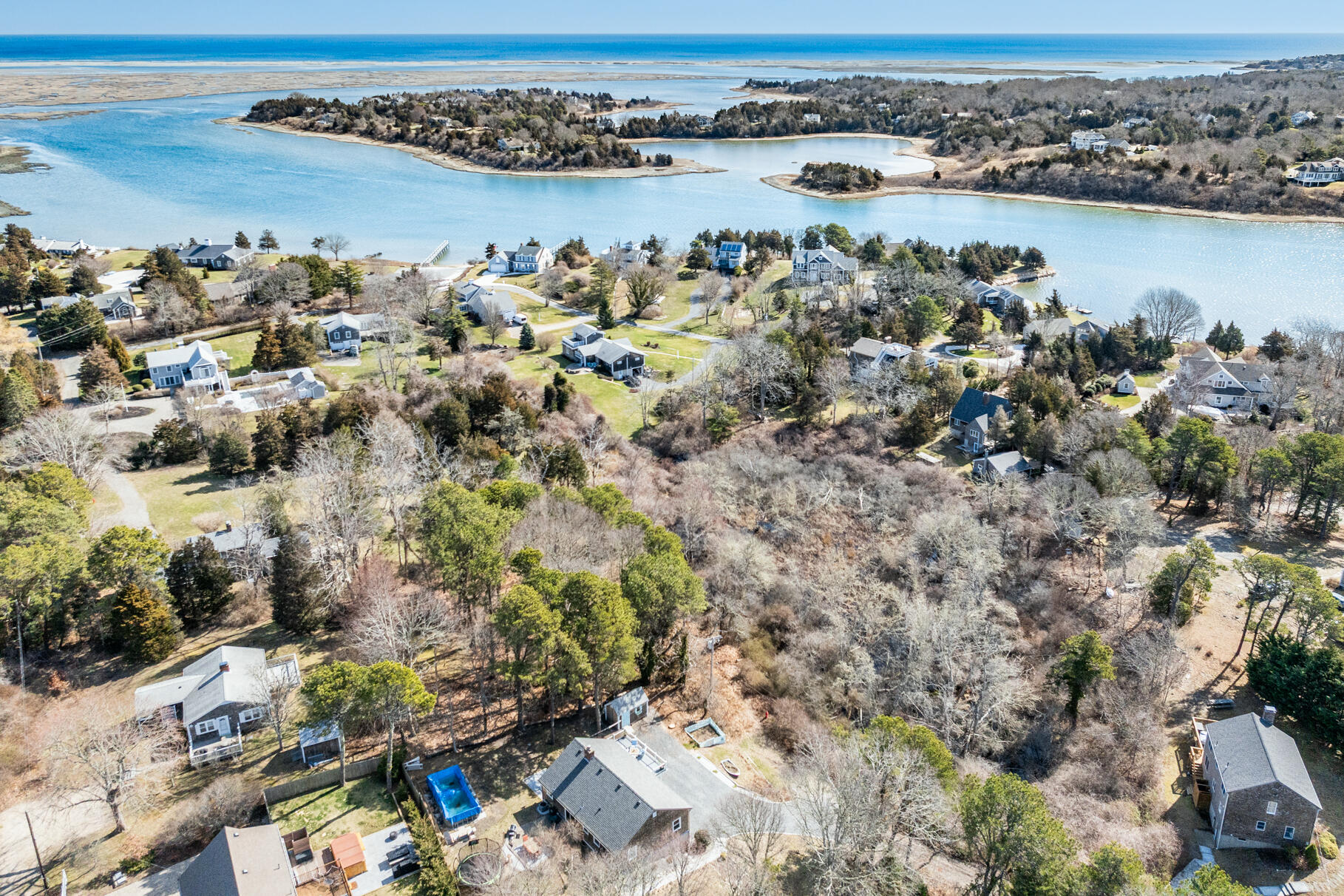 25 Cranberry Road Eastham, MA 02642 - Photo 2 of 45 view of a lake with houses