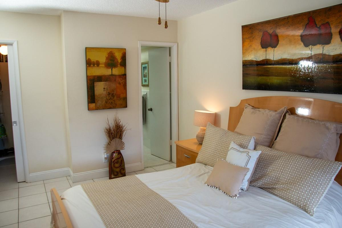 801 North Riverside Drive, Unit 5C Pompano Beach, FL 33062 - Photo 14 of 32 Main Bedroom with ensuite bath