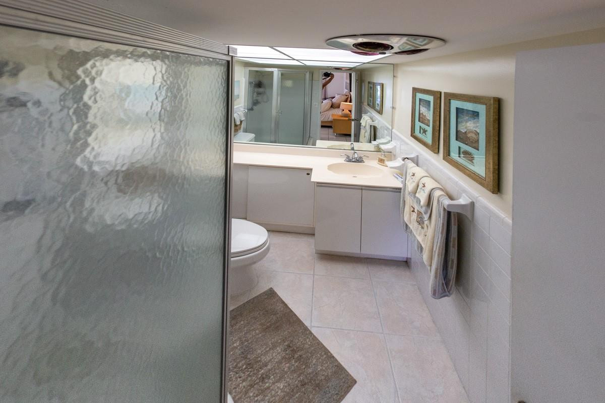 801 North Riverside Drive, Unit 5C Pompano Beach, FL 33062 - Photo 16 of 32 Main bath with large walk in shower