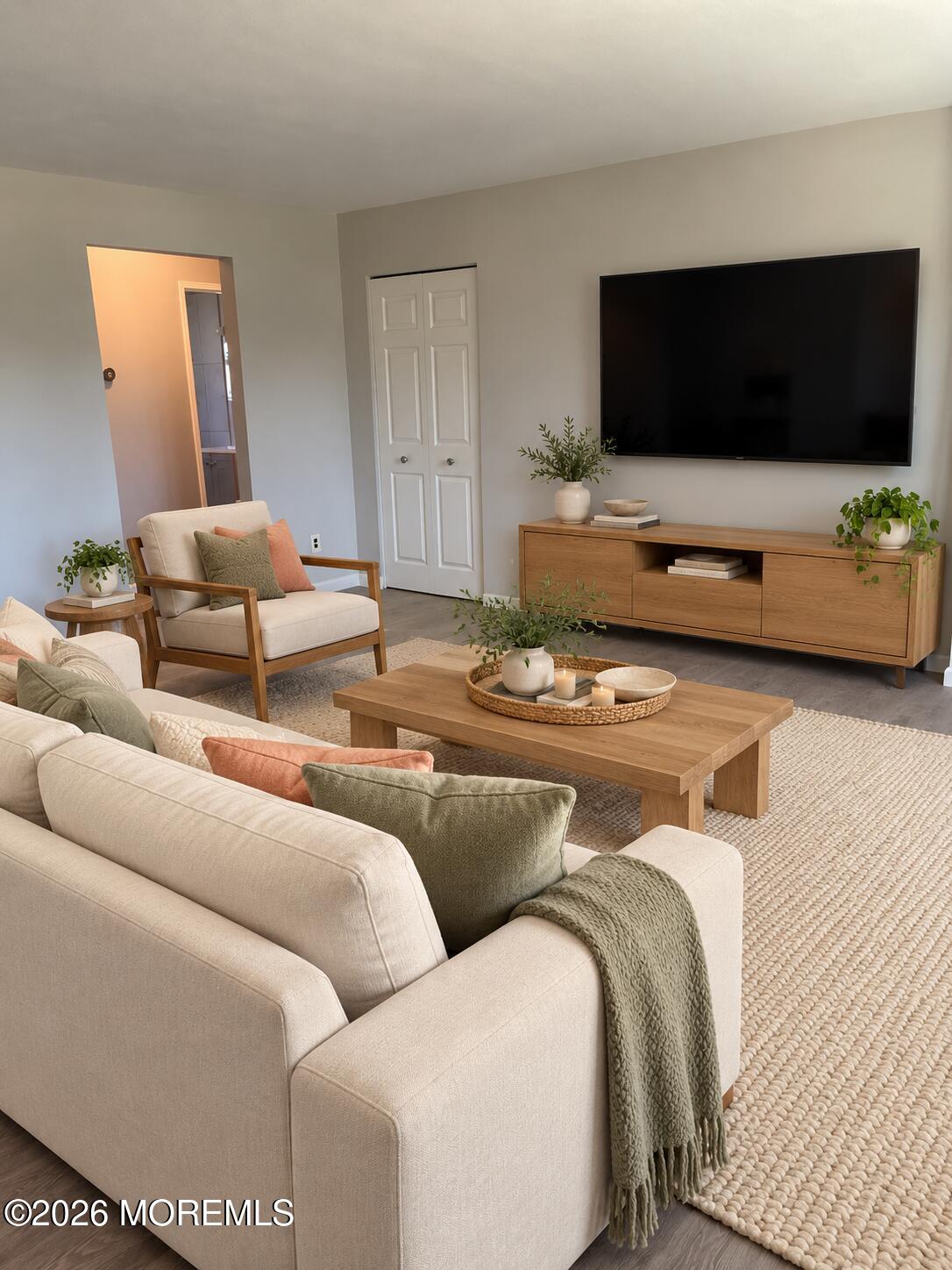 440 Cross Road, Unit C13 Matawan, NJ 07747 - Photo 6 of 17 Living Room Virtually Staged