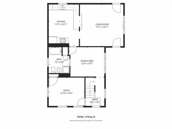 a picture of a floor plan