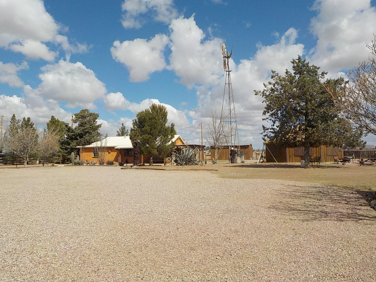 a street view with residential house