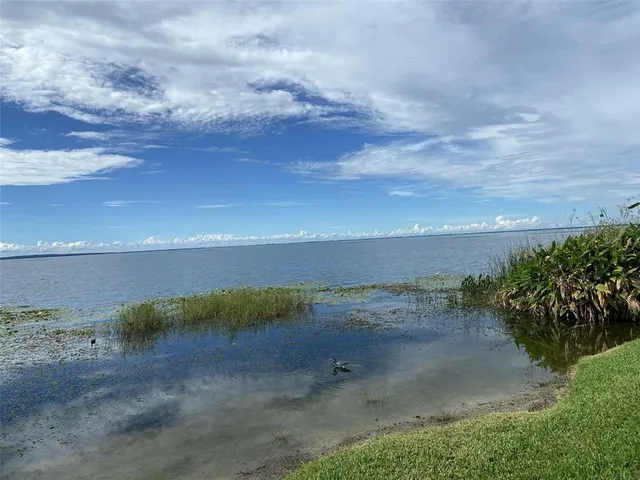 a view of a beach with a yard