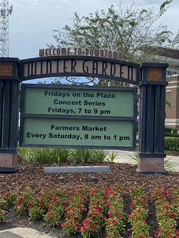 a view of a sign board