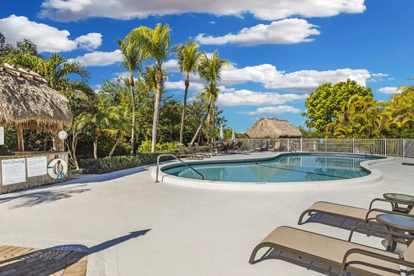 a view of a ocean with a building