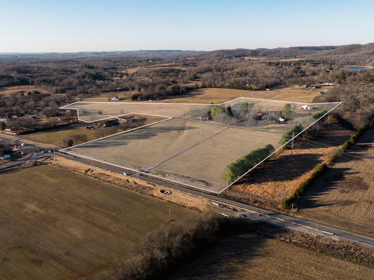 4832 Murfreesboro Road Arrington, TN 37014 - Photo 3 of 70 an aerial view of residential houses with outdoor space
