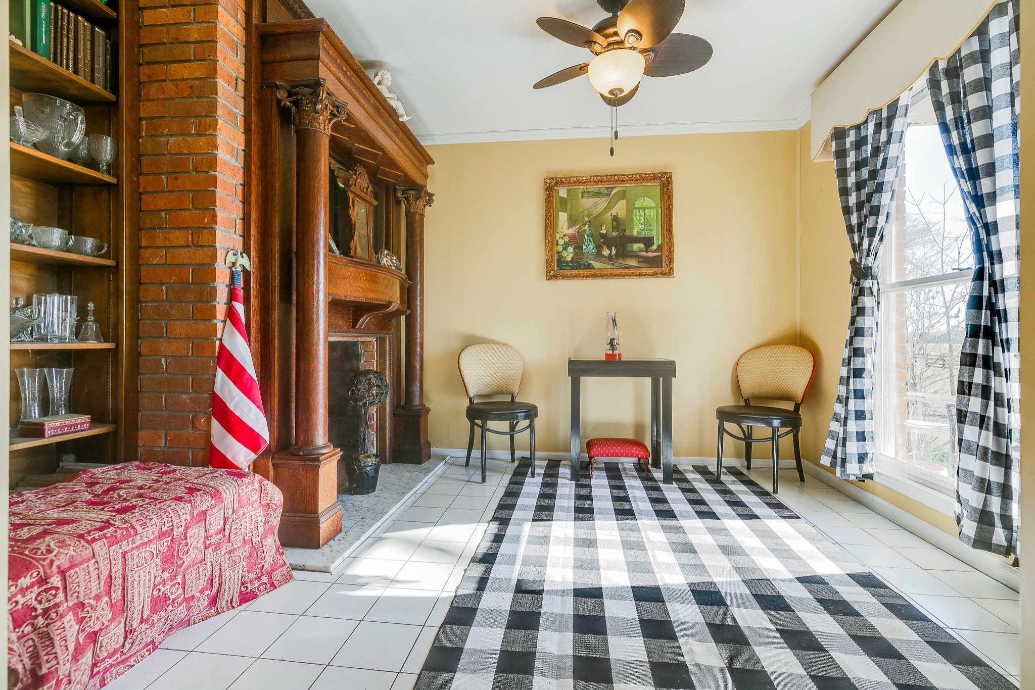 4832 Murfreesboro Road Arrington, TN 37014 - Photo 50 of 70 a bedroom with a bed and a chandelier