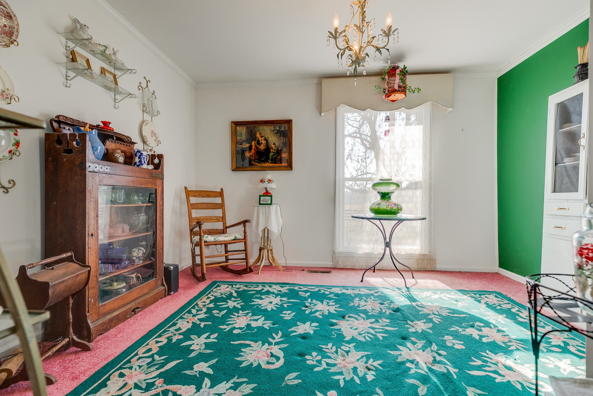 4832 Murfreesboro Road Arrington, TN 37014 - Photo 51 of 70 a living room with furniture a window and a flat screen tv