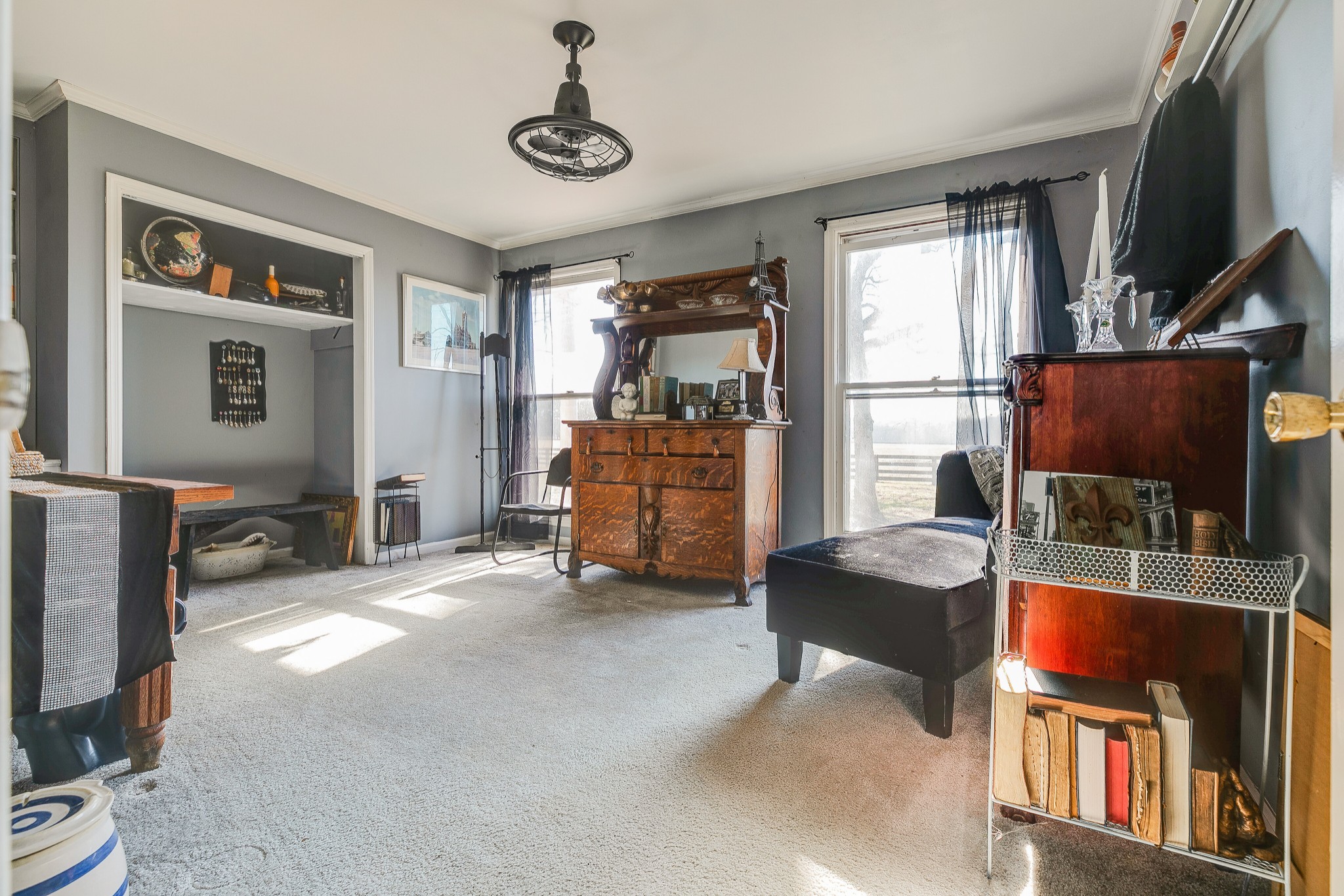 4832 Murfreesboro Road Arrington, TN 37014 - Photo 62 of 70 a living room with furniture and a flat screen tv