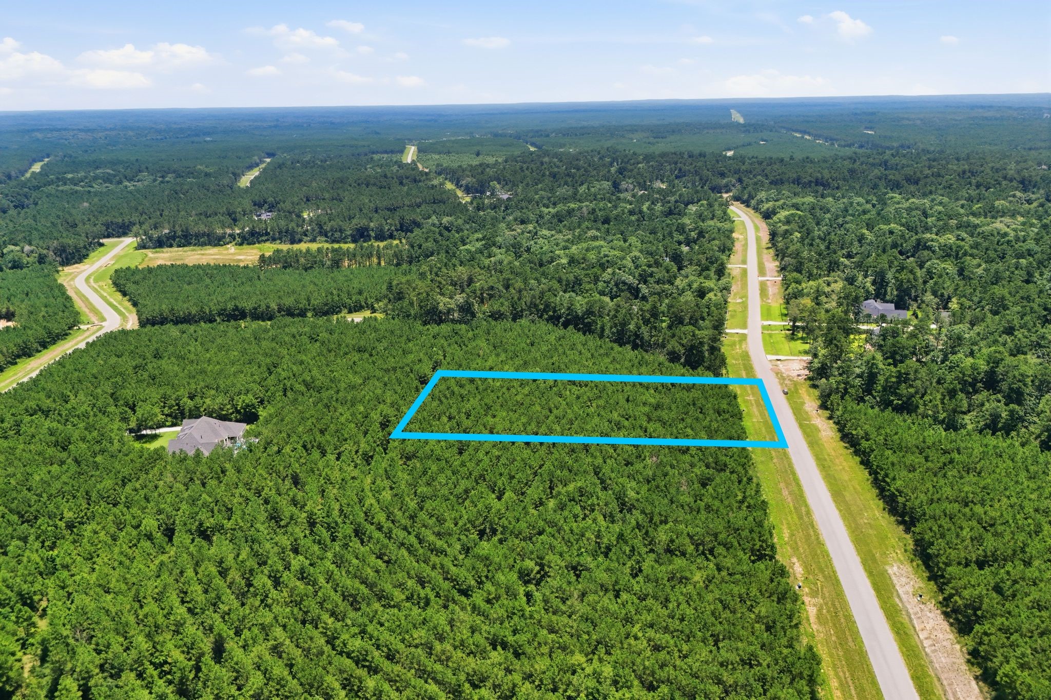 16222 Ridge Oak Road Willis, TX 77378 - Photo 7 of 32 Aerial view of 2 acre lot 18, section 09