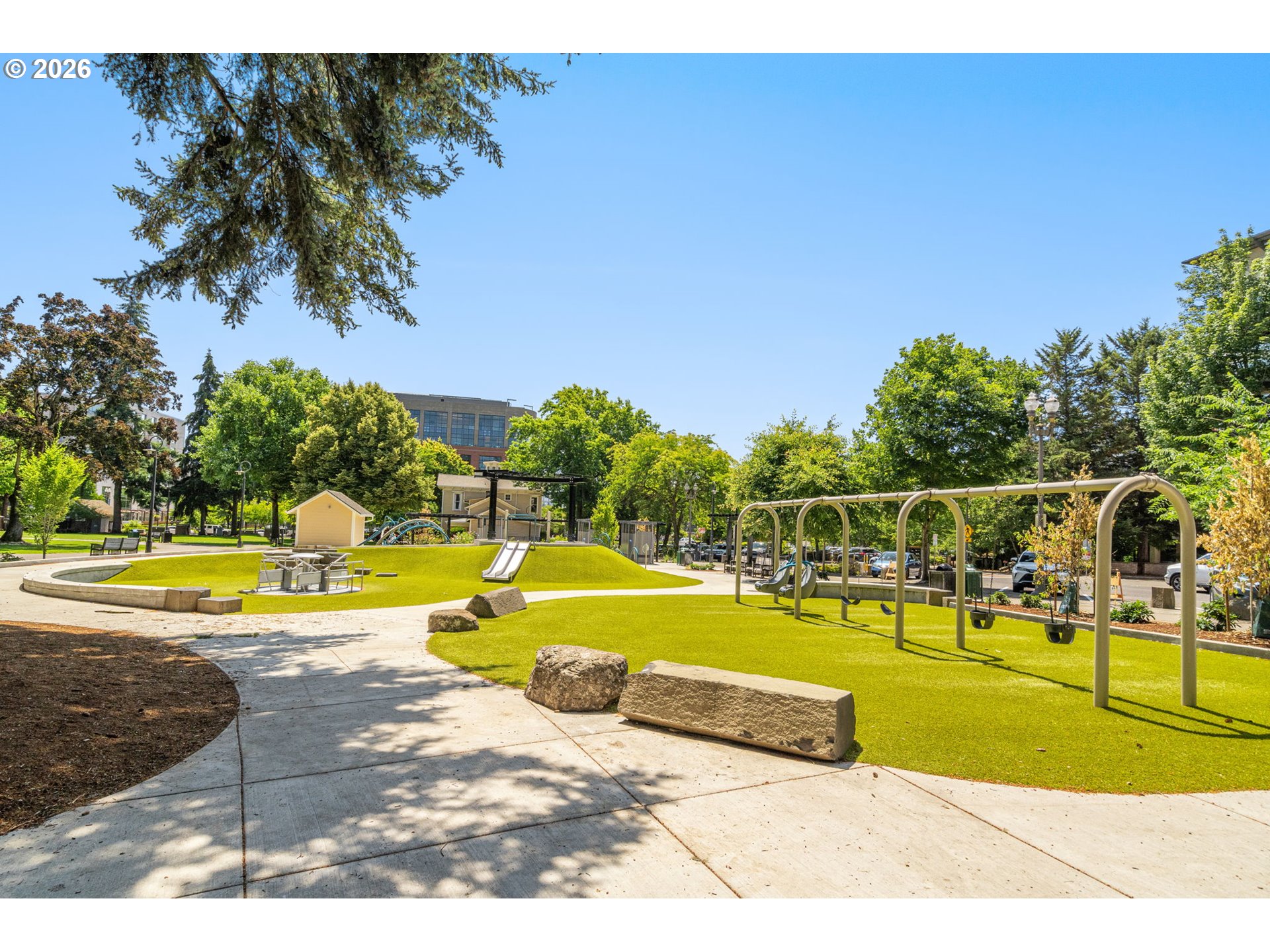 1814 Southeast Cutter Lane Vancouver, WA 98661 - Photo 38 of 40 a view of a swimming pool with an outdoor space and seating area