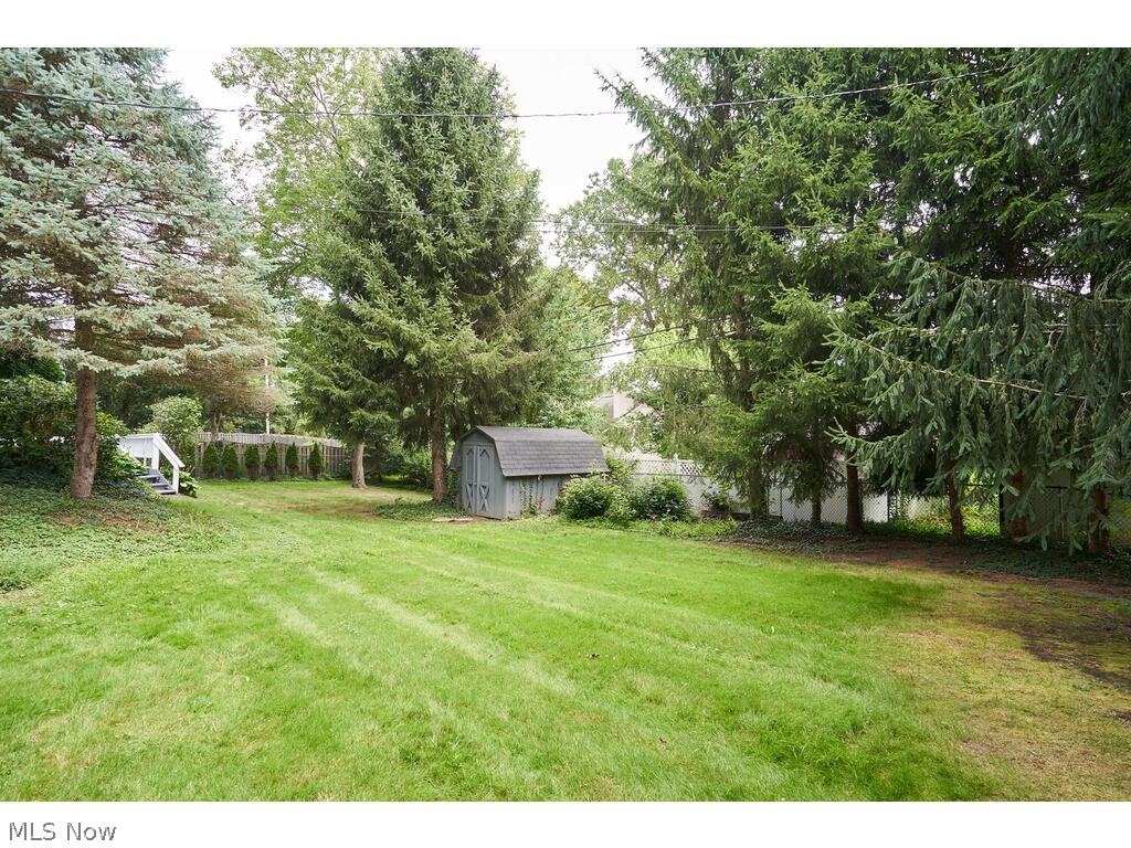 616 Hampshire Road Fairlawn, OH 44333 - Photo 28 of 32 Back yard view with small shed