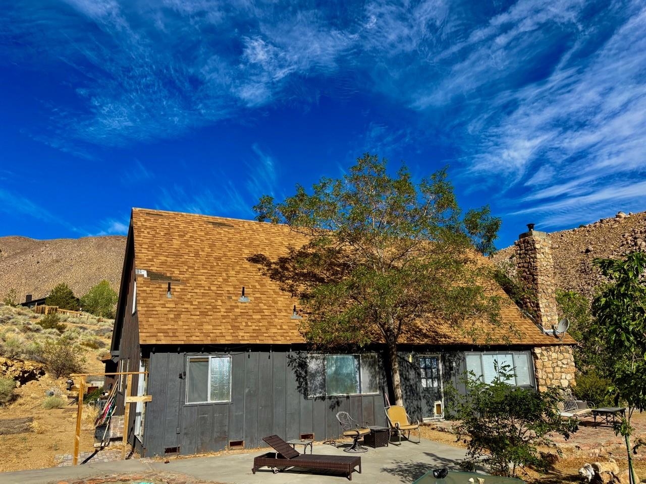 57 Bir Road, Unit 1 Bishop, CA 93514 - Photo 17 of 35 a view of a house with a yard