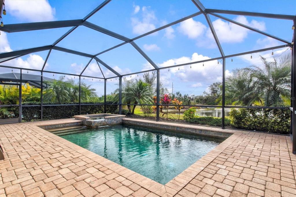 17030 Blue Ridge Place Bradenton, FL 34211 - Photo 40 of 65 a view of swimming pool with a porch