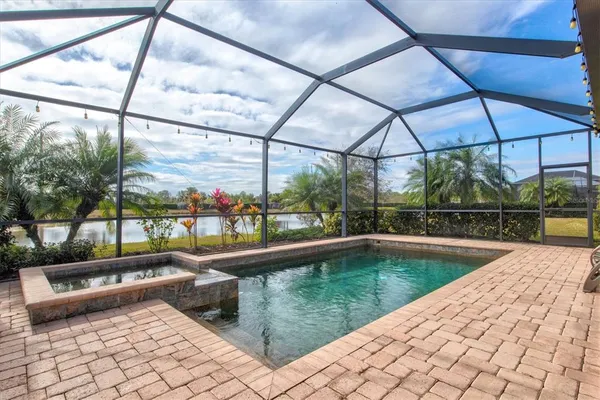 a view of a city with an ocean view