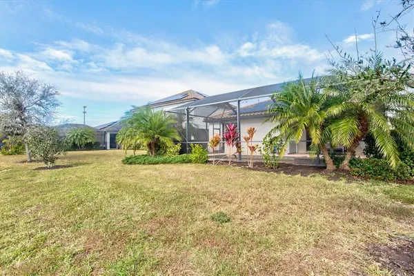 a house view with a outdoor space