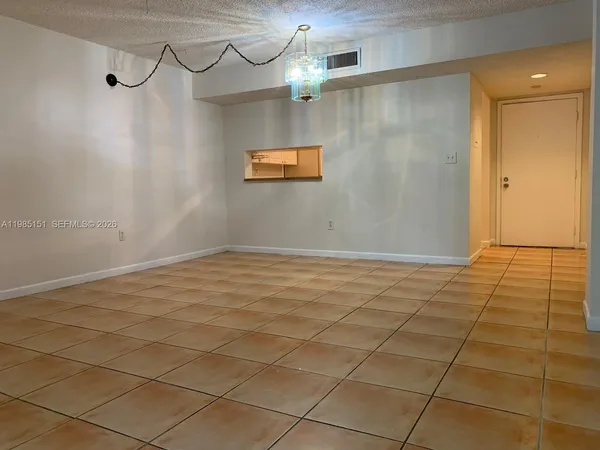 a view of an empty room