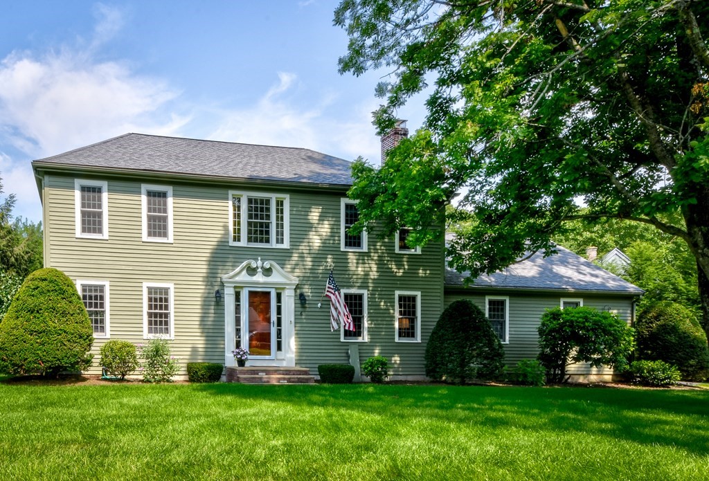 6 Dale Road Hopkinton, MA 01748 - Photo 1 of 39 front view of a house with a yard