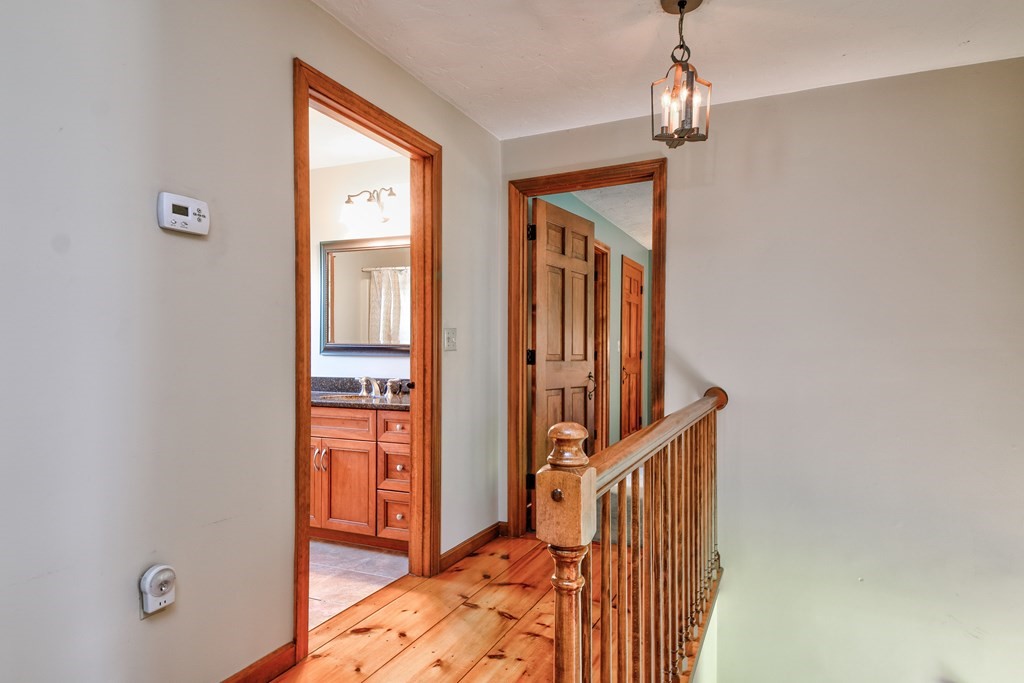 6 Dale Road Hopkinton, MA 01748 - Photo 22 of 39 a view of a hallway with windows and stairs