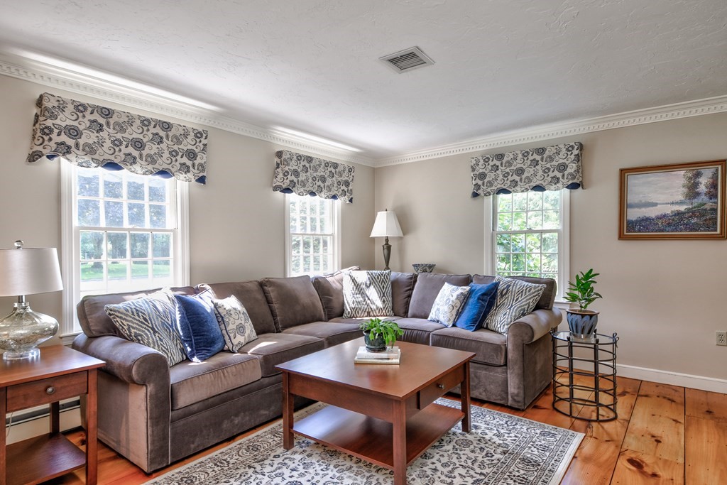 6 Dale Road Hopkinton, MA 01748 - Photo 5 of 39 a living room with furniture and a large window