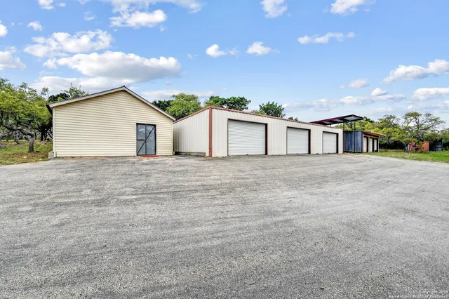 a view of a house with a patio