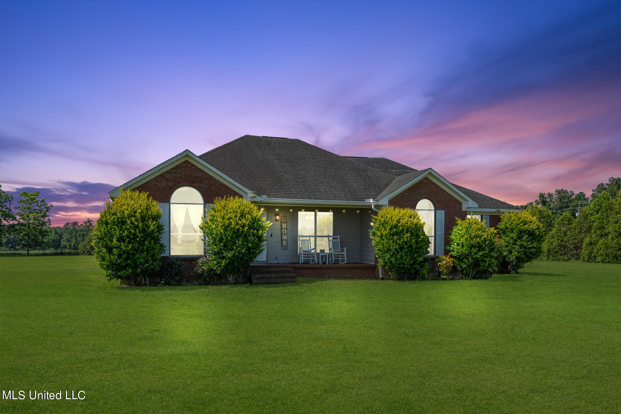 128 Henry Eubanks Road Lucedale, MS 39452 - Photo 3 of 34 Dusk Front