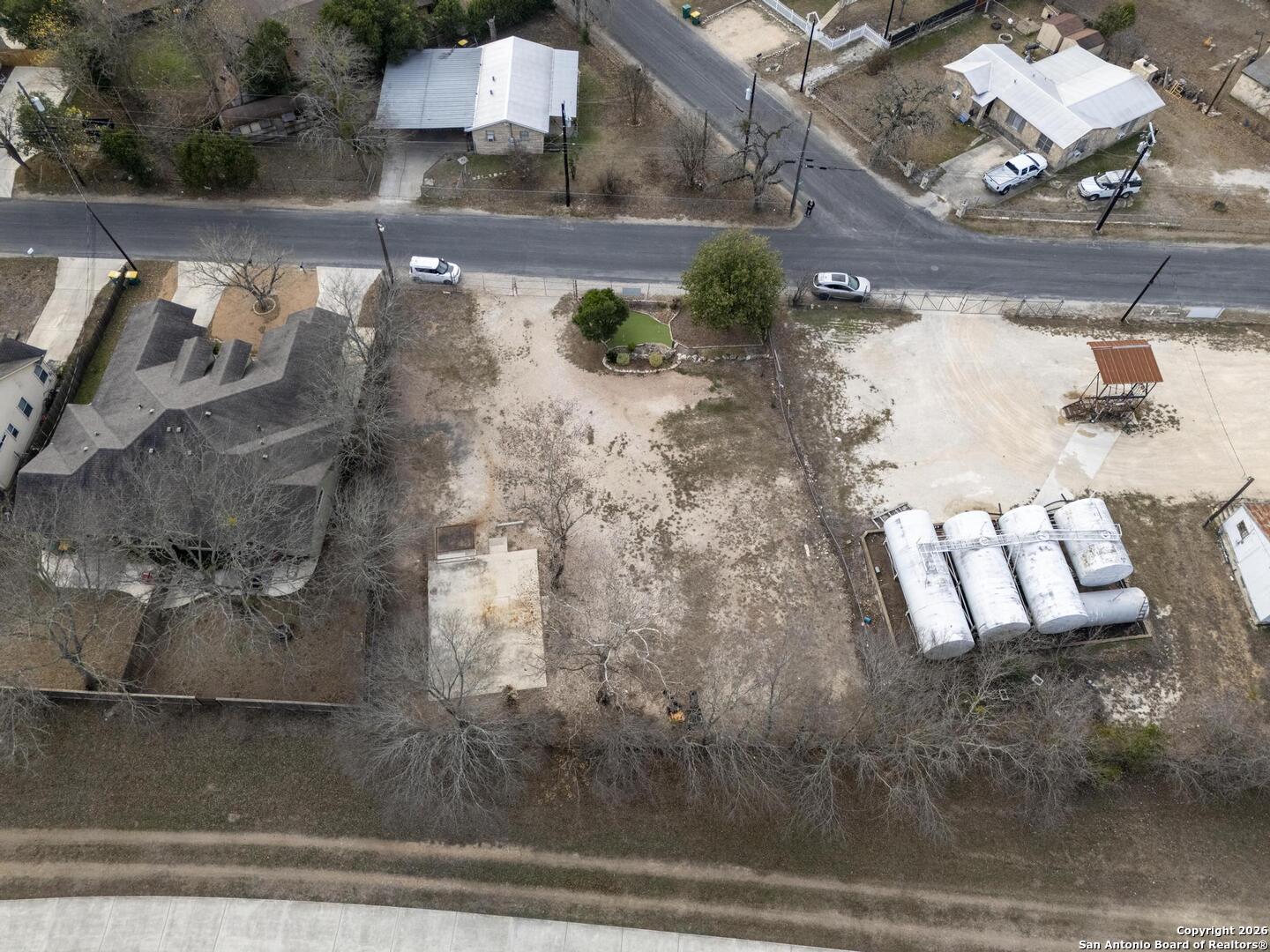 311 Ebner Street Boerne, TX 78006 - Photo 7 of 11 an aerial view of a house with a yard